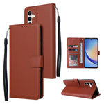 Custodia per cellulare multifunzionale in pelle con 3 slot per schede, For Galaxy A36 5G, For Galaxy A55 5G, For Galaxy A35 5G, For Galaxy A15