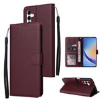 Custodia per cellulare multifunzionale in pelle con 3 slot per schede, For Galaxy A36 5G, For Galaxy A55 5G, For Galaxy A35 5G, For Galaxy A15