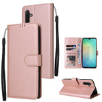 Custodia per cellulare multifunzionale in pelle con 3 slot per schede, For Galaxy A26 5G / A18 / A17, For Galaxy A57 5G, For Galaxy A37 5G, For Galaxy A56 5G