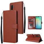 Custodia per cellulare multifunzionale in pelle con 3 slot per schede, For Galaxy A26 5G / A18 / A17, For Galaxy A57 5G, For Galaxy A37 5G, For Galaxy A56 5G