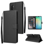 Custodia per cellulare multifunzionale in pelle con 3 slot per schede, For Galaxy A26 5G / A18 / A17, For Galaxy A57 5G, For Galaxy A37 5G, For Galaxy A56 5G