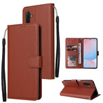 Custodia per cellulare multifunzionale in pelle con 3 slot per schede, For Galaxy A26 5G / A18 / A17, For Galaxy A57 5G, For Galaxy A37 5G, For Galaxy A56 5G