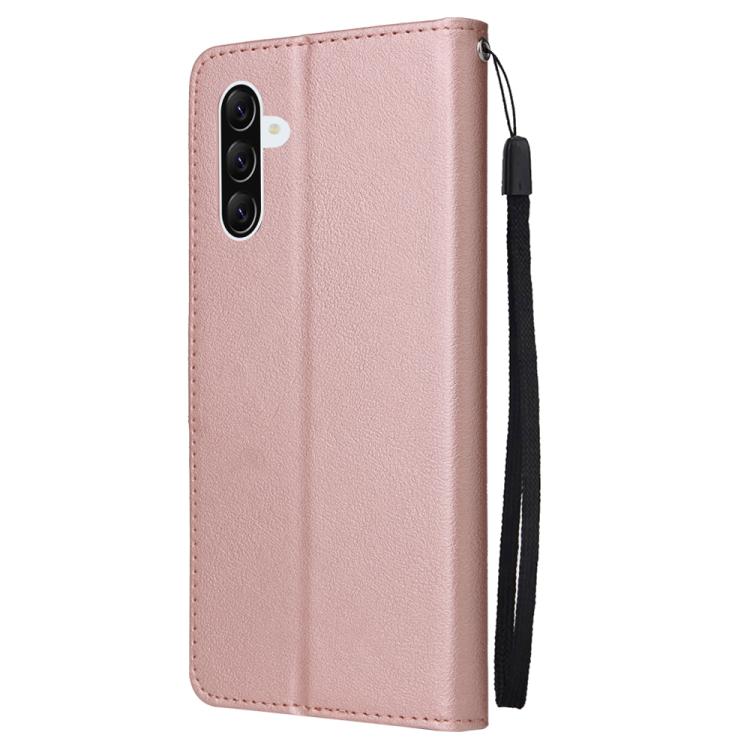 Custodia per cellulare multifunzionale in pelle con 3 slot per schede, For Galaxy A36 5G, For Galaxy A55 5G, For Galaxy A35 5G, For Galaxy A15
