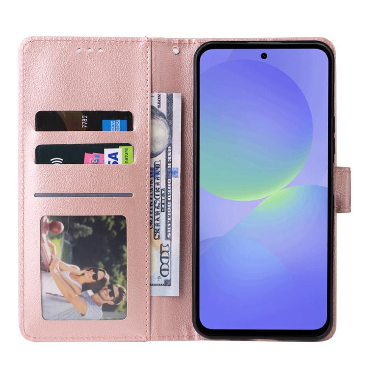 Custodia per cellulare multifunzionale in pelle con 3 slot per schede, For Galaxy A36 5G, For Galaxy A55 5G, For Galaxy A35 5G, For Galaxy A15