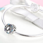 Accessori per bracciale casa pinguino in argento sterling S925 con perline di diamanti
