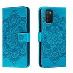 Custodia in pelle per telefono con motivo in rilievo Sun Mandala, For Samsung Galaxy M52 5G, For Samsung Galaxy A13 5G, For Samsung  Galaxy A03S