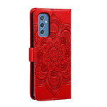 Custodia in pelle per telefono con motivo in rilievo Sun Mandala, For Samsung Galaxy M52 5G, For Samsung Galaxy A13 5G, For Samsung  Galaxy A03S