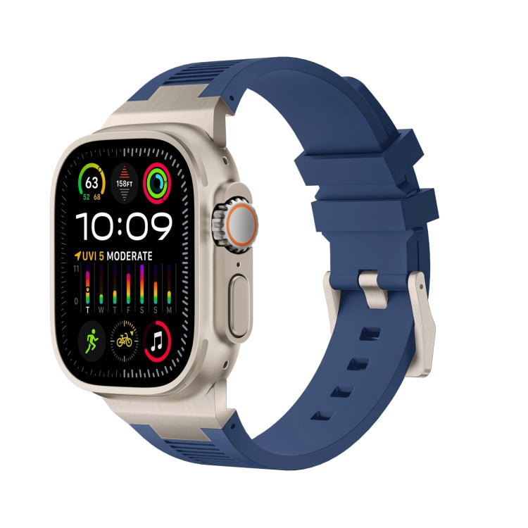 Cinturino per orologio in silicone liquido Loners, For Apple Watch Ultra 2 49mm