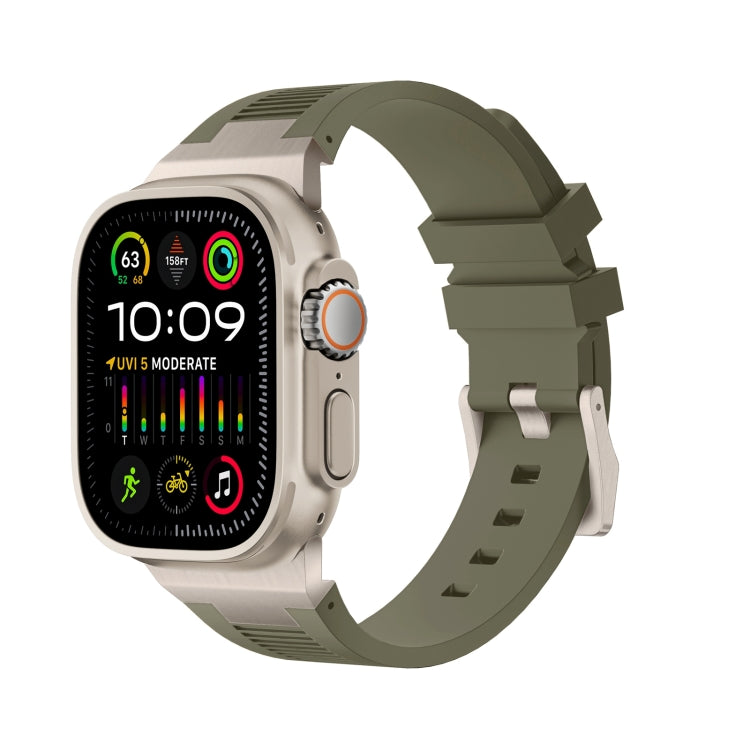 Cinturino per orologio in silicone liquido Loners, For Apple Watch Ultra 2 49mm