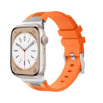 Cinturino per orologio in silicone liquido Loners, For Apple Watch Series 7 45mm