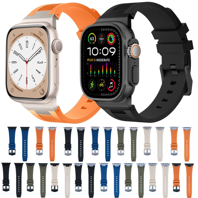 Cinturino per orologio in silicone liquido Loners, For Apple Watch Series 6 44mm