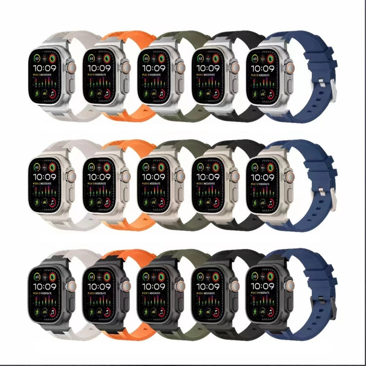 Cinturino per orologio in silicone liquido Loners, For Apple Watch Ultra 2 49mm