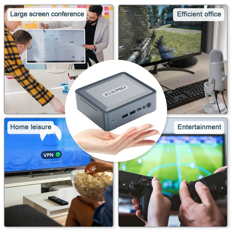 Mini computer con processore GXMO U58 Windows 11 AMD Ryzen 7-5800U 8 core, Without RAM & SSD, 16GB+512GB