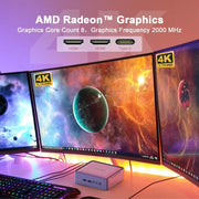 Mini computer con processore GXMO U58 Windows 11 AMD Ryzen 7-5800U 8 core, Without RAM & SSD, 16GB+512GB