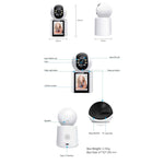 Telecamera Smart WiFi 3MP con Videochiamata e Rilevamento