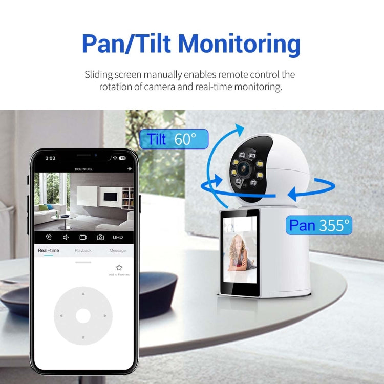 Telecamera Smart WiFi 3MP con Videochiamata e Rilevamento