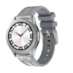 Cinturino per orologio in silicone a testa piatta, 20mm, 22mm