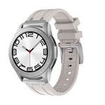 Cinturino per orologio in silicone a testa piatta, 20mm, 22mm