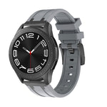 Cinturino per orologio in silicone a testa piatta, 20mm, 22mm