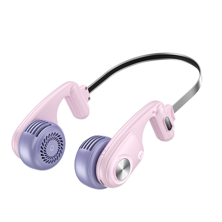 Elettroventilatore a collo sospeso portatile con batteria