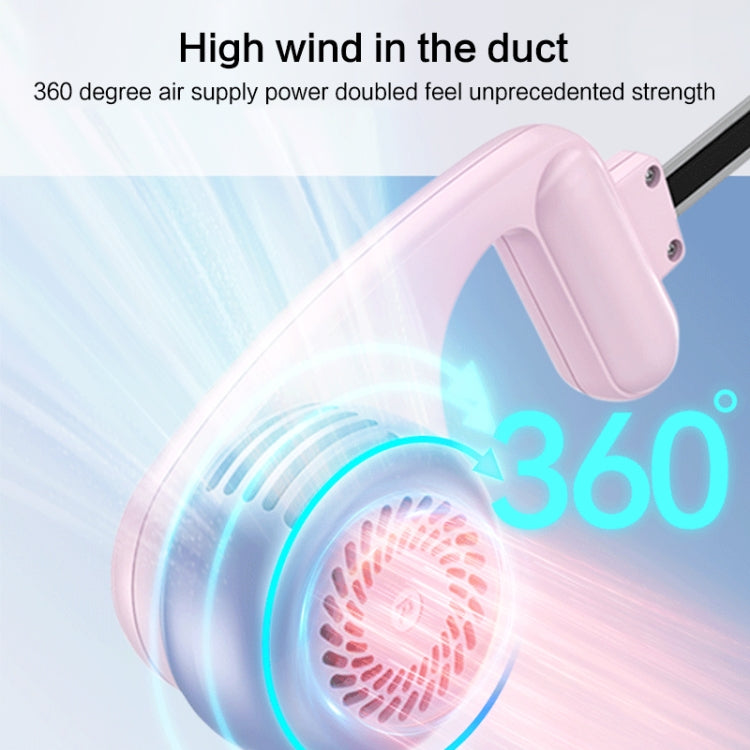 Elettroventilatore a collo sospeso portatile con batteria