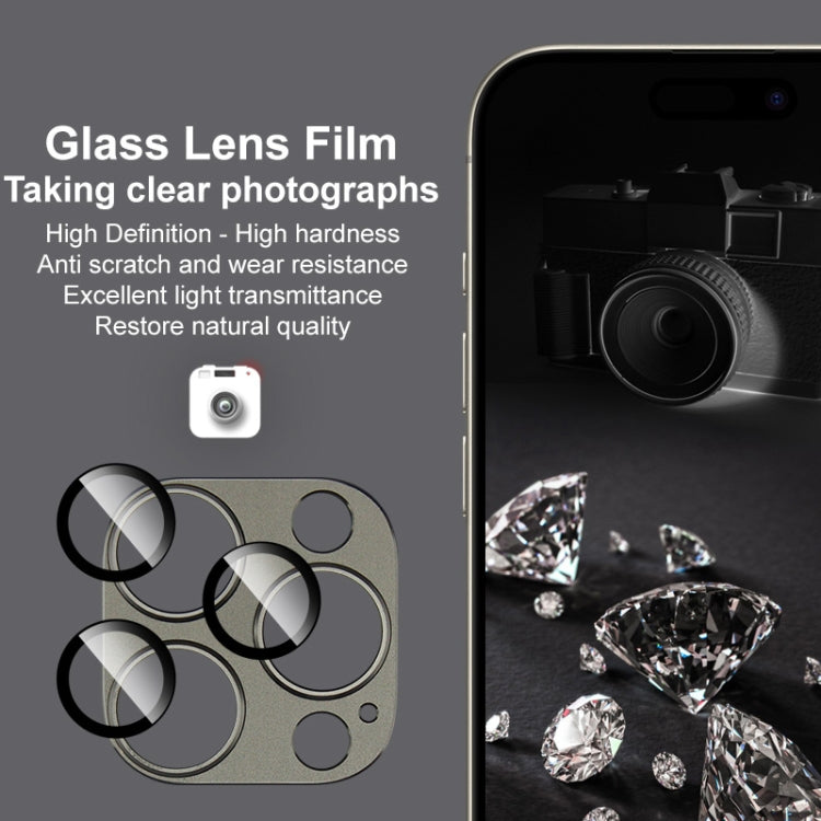 Pellicola protettiva per fotocamera IMAK Metal Armor Premium, For iPhone 15 Pro Max / 15 Pro