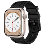 Cinturino per orologio in silicone liquido a grana di pietra, For Apple Watch SE 2023 44mm, For Apple Watch Ultra 2 49mm