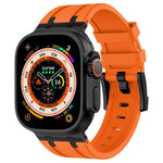 Cinturino per orologio in silicone liquido a grana di pietra, For Apple Watch SE 2023 44mm, For Apple Watch Ultra 2 49mm
