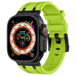 Cinturino per orologio in silicone liquido a grana di pietra, For Apple Watch SE 2023 44mm, For Apple Watch Ultra 2 49mm