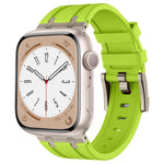 Cinturino per orologio in silicone liquido a grana di pietra, For Apple Watch Series 2 42mm, For Apple Watch 42mm