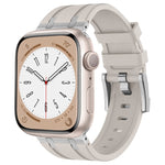 Cinturino per orologio in silicone liquido a grana di pietra, For Apple Watch Series 2 42mm, For Apple Watch 42mm