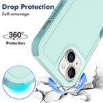 Custodia per telefono 2 in 1 per PC + TPU, For iPhone 15, For iPhone SE 2022 / 2020 / 8 / 7 / 6, For iPhone X / XS, For iPhone XR