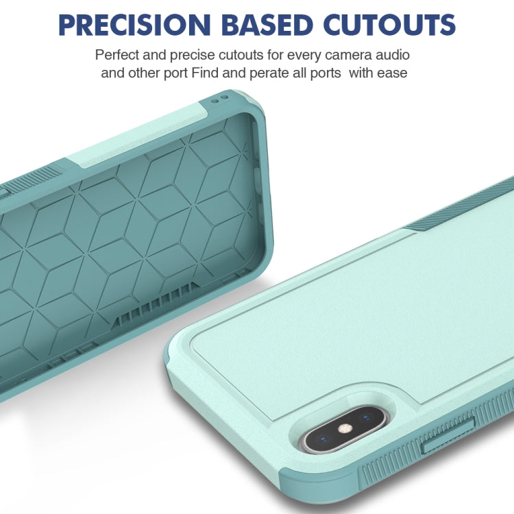 Custodia per telefono 2 in 1 per PC + TPU, For iPhone XS Max, For iPhone 8 Plus / 7 Plus / 6 Plus