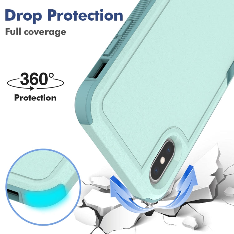 Custodia per telefono 2 in 1 per PC + TPU, For iPhone XS Max, For iPhone 8 Plus / 7 Plus / 6 Plus