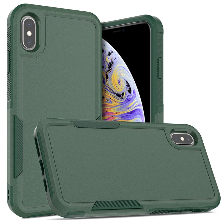 Custodia per telefono 2 in 1 per PC + TPU, For iPhone XS Max, For iPhone 8 Plus / 7 Plus / 6 Plus