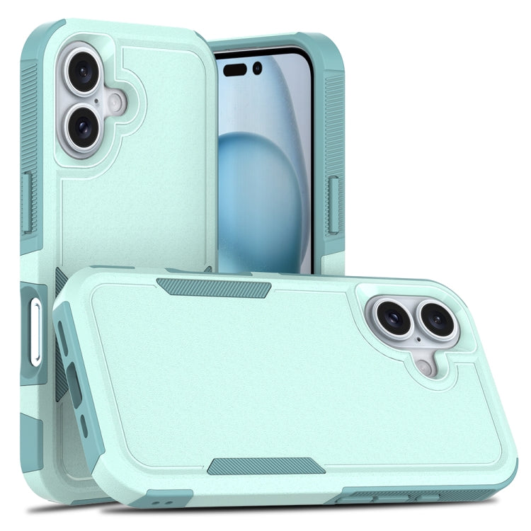 Custodia per telefono 2 in 1 per PC + TPU, For iPhone 16, For iPhone 15 Pro Max, For iPhone 15 Pro, For iPhone 15 Plus