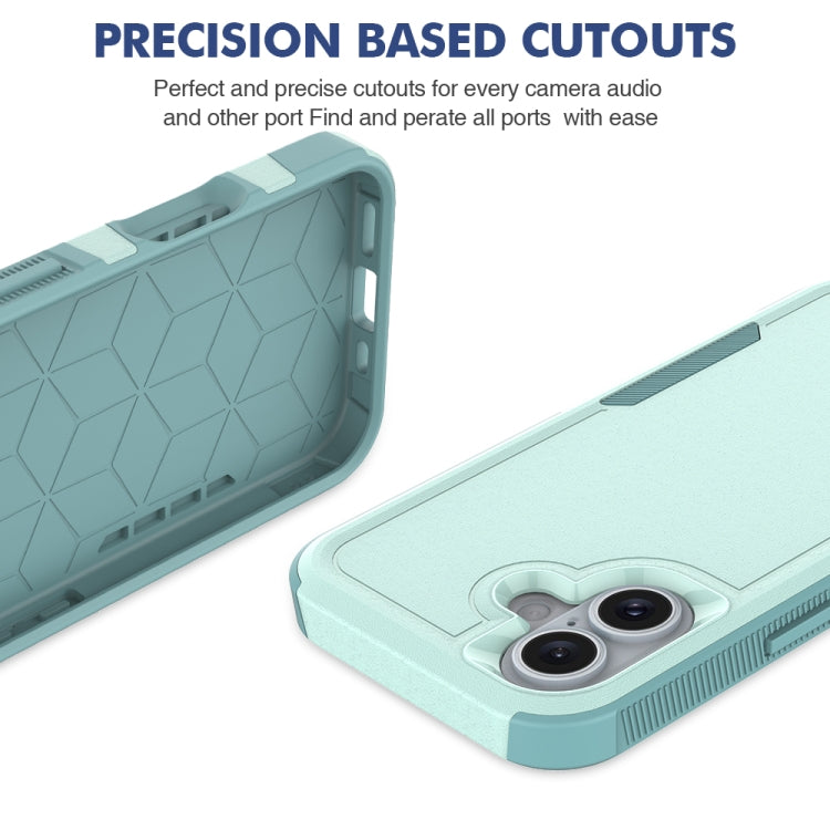 Custodia per telefono 2 in 1 per PC + TPU, For iPhone 16, For iPhone 15 Pro Max, For iPhone 15 Pro, For iPhone 15 Plus