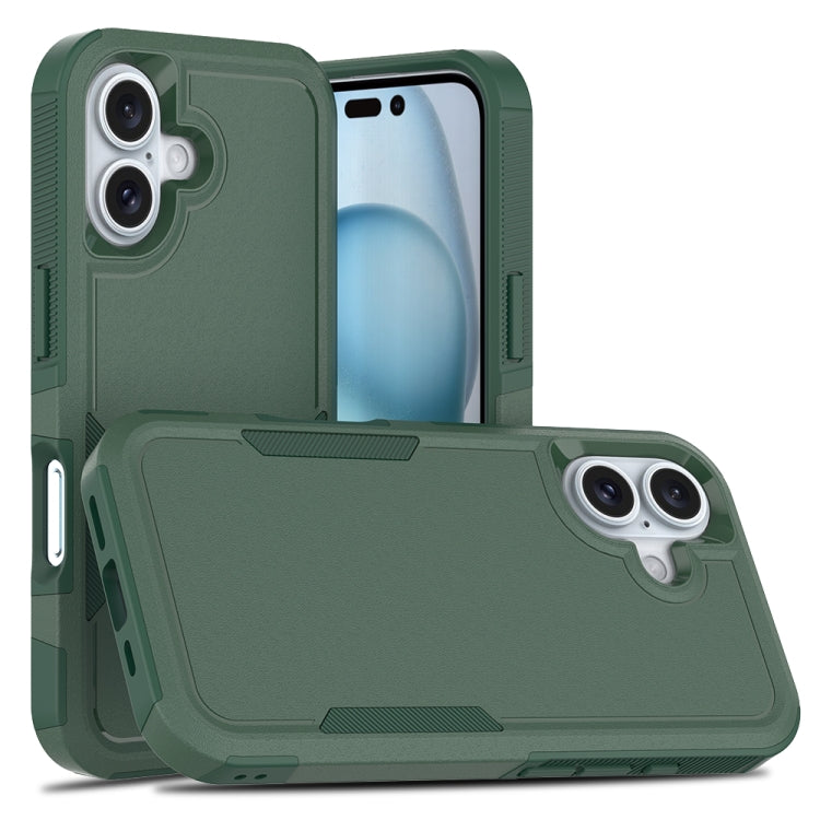 Custodia per telefono 2 in 1 per PC + TPU, For iPhone 16, For iPhone 15 Pro Max, For iPhone 15 Pro, For iPhone 15 Plus