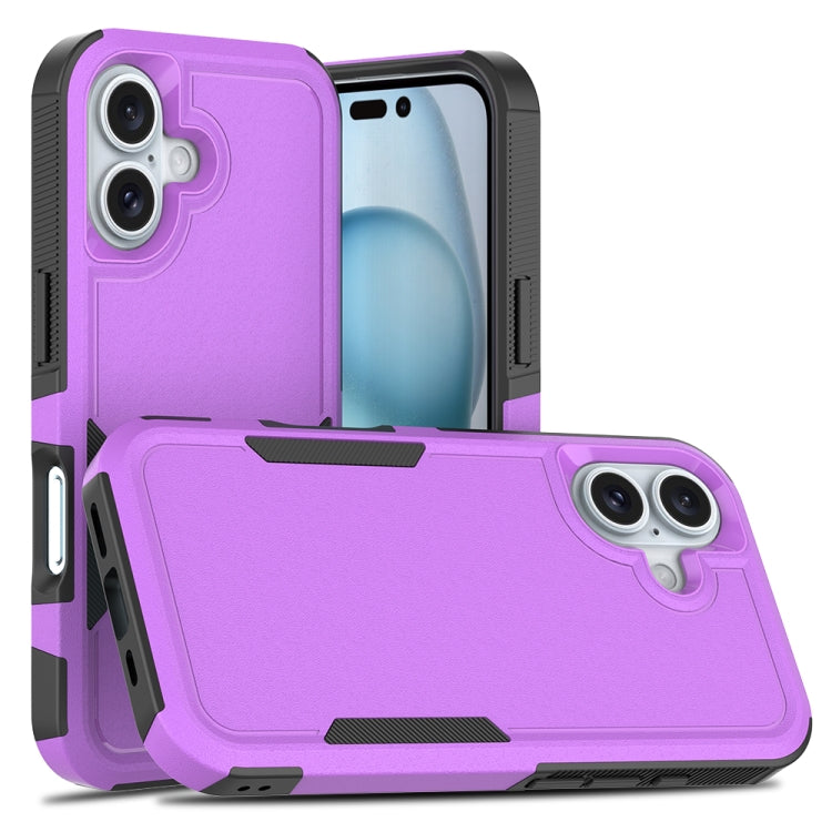 Custodia per telefono 2 in 1 per PC + TPU, For iPhone 16, For iPhone 15 Pro Max, For iPhone 15 Pro, For iPhone 15 Plus