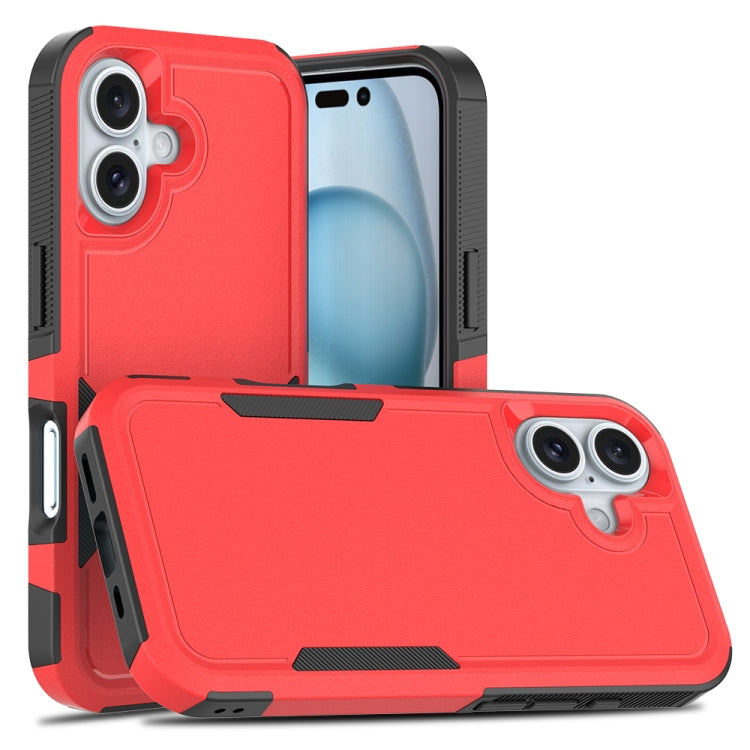 Custodia per telefono 2 in 1 per PC + TPU, For iPhone 16, For iPhone 15 Pro Max, For iPhone 15 Pro, For iPhone 15 Plus