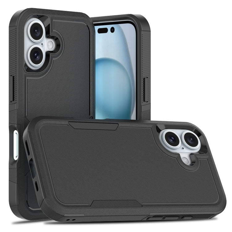Custodia per telefono 2 in 1 per PC + TPU, For iPhone 16, For iPhone 15 Pro Max, For iPhone 15 Pro, For iPhone 15 Plus