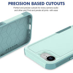Custodia per telefono 2 in 1 per PC + TPU, For iPhone 17e / 16e, For iPhone 17 Pro Max, For iPhone 17 Pro, For iPhone 17