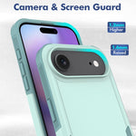 Custodia per telefono 2 in 1 per PC + TPU, For iPhone Air, For iPhone 16 Pro Max, For iPhone 16 Pro, For iPhone 16 Plus