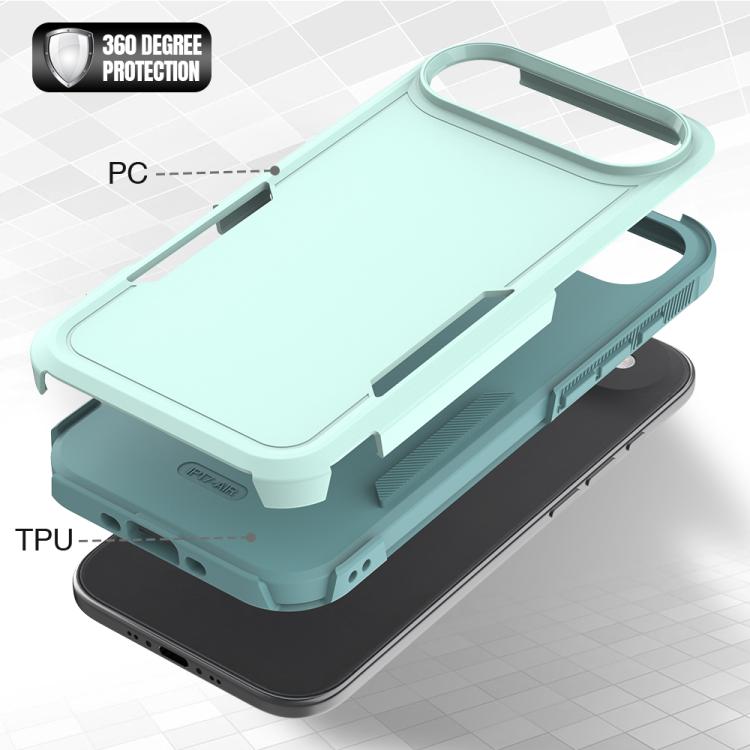 Custodia per telefono 2 in 1 per PC + TPU, For iPhone Air, For iPhone 16 Pro Max, For iPhone 16 Pro, For iPhone 16 Plus