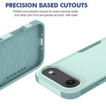 Custodia per telefono 2 in 1 per PC + TPU, For iPhone Air, For iPhone 16 Pro Max, For iPhone 16 Pro, For iPhone 16 Plus