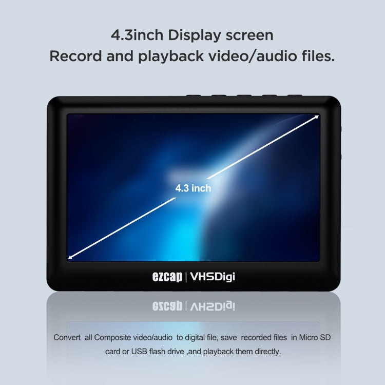 Scatola di registrazione video con schermo 4,3" Ezcap 180