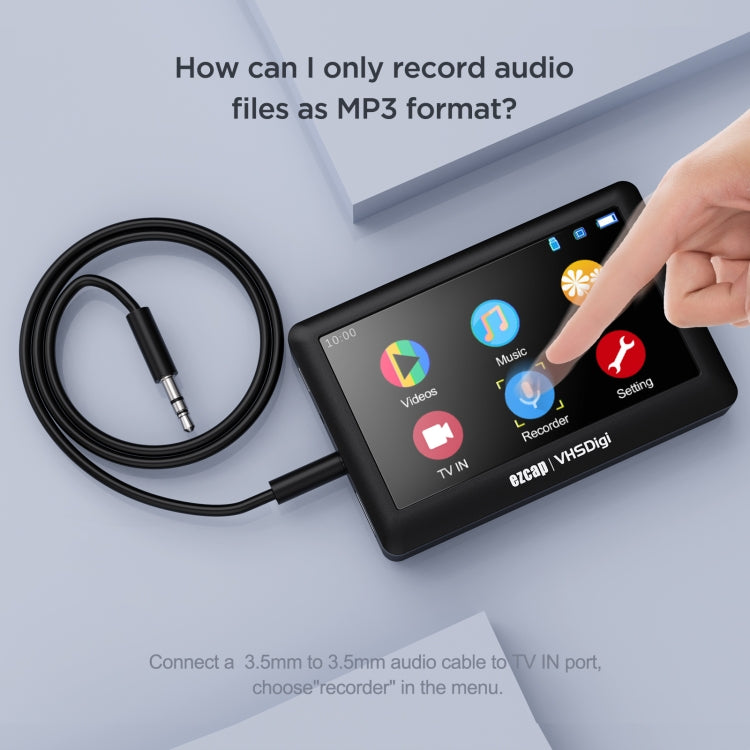 Scatola di registrazione video con schermo 4,3" Ezcap 180