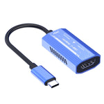 Cavo adattatore USB-C a HDMI+USB-C 4K 60Hz 22cm