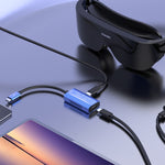 Cavo adattatore USB-C a doppio USB-C 4K 60Hz 22cm