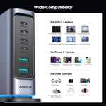 Caricatore multiporta GaN 6 in 1 65W USB-C e USB-A